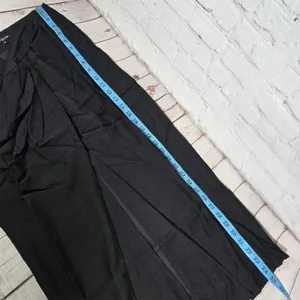 Area Stars Neela Skirt‎ Black Linen Blend Knot Front Slit Midi Skirt Small NEW thumbnail 6