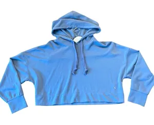 Altar'd State revival blue cropped Athletic hoodie M thumbnail 1