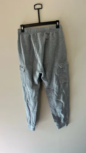 Nike Gray Fleece Cargo Sweatpants Joggers Utility Pants Small S CD3129-063 thumbnail 4