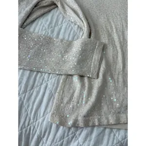 Magaschoni Silk Cotton Sequin knit sweater thumbnail 2