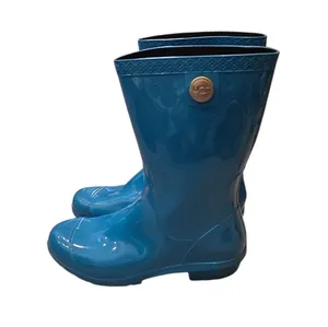 UGG Rain Boots Aqua Blue Size 6 thumbnail 5