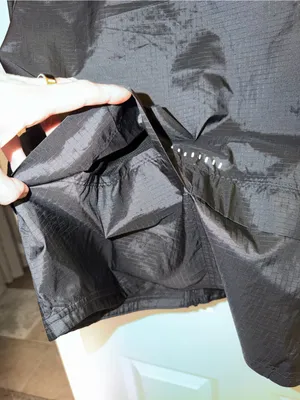 Women’s Nike Black Windbreaker Jacket with Reflective Dots. Sz MD thumbnail 4