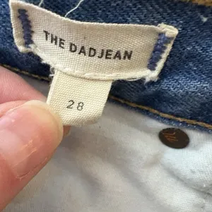 Madewell The Dad Jeans Blue Classic Relaxed Straight Size 28 Tailored Waist thumbnail 4