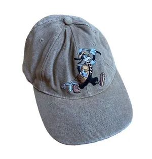Vintage Walt World Goofy Playing Golf Tan Baseball Cap 🔥 thumbnail 1