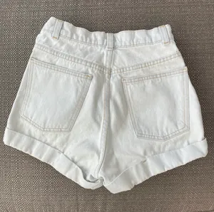 American Apparel Women's Denim High-Waist Cuff Short thumbnail 2