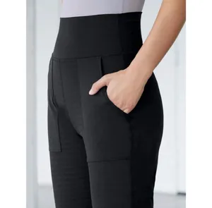 SheIn Solid Black Stretchy Waist High Rise Joggers Athletic Pants Size Medium thumbnail 2
