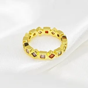Colorful Cubic Zirconia Band thumbnail 3