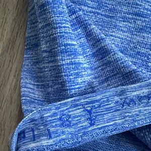 Lululemon Athletica Heathered Blue Short Sleeve Tee Swiftly Short Sleeve Top thumbnail 5