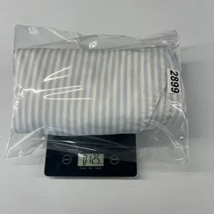 Gap Slim City Cropped‎ Pants Womens 8 White Blue Striped Cotton Tapered Leg thumbnail 16