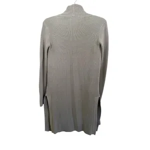 Wilfred Aritzia Womens Cardigan XS Gray Knit Open Front Sweater thumbnail 3