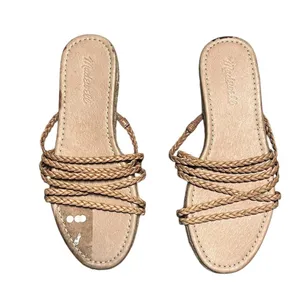 Madewell Kathryn Slide Espadrille Sandals Brown Women's Summer Casual thumbnail 2