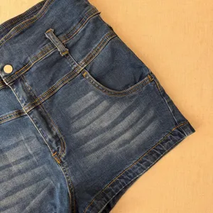 Almost Famous Womens‎ High Rise Denim Shorts Size 13 Blue Medium Wash thumbnail 10