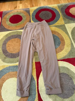 Athleta Women Cardiff Pant Tan Tie Waist Jogger Pants High Rise Size 8 TALL thumbnail 5