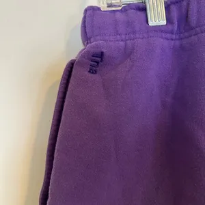 Aritzia TNA Cozy Boyfriend Fleece Purple Shorts thumbnail 4