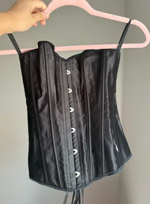 Black Corset Size XS thumbnail 1