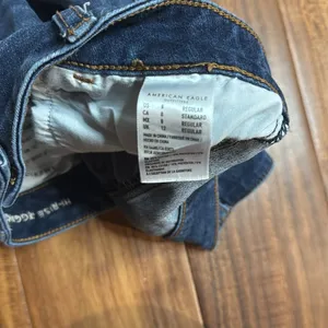 American Eagle distressed skinny jeans. thumbnail 2