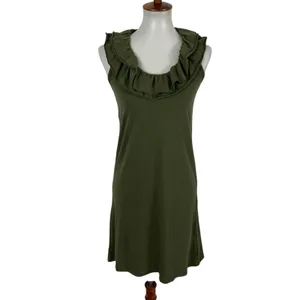Capelli New York Dress Medium Green Short Sleeve NWT Work Party Retro thumbnail 2