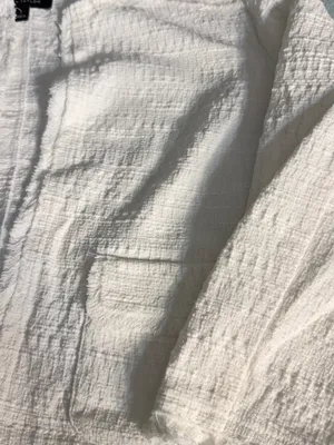 Ann Taylor White Textured Open-Front Jacket thumbnail 8