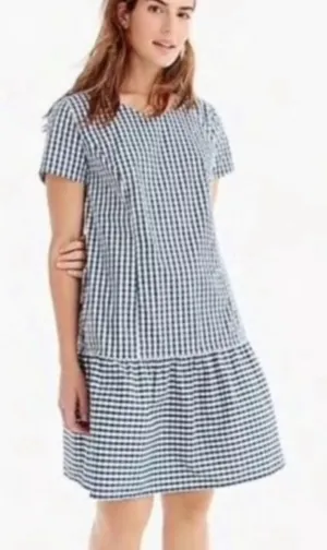 NWT Universal Standard J. Crew gingham dress‎ Sz 8 thumbnail 1