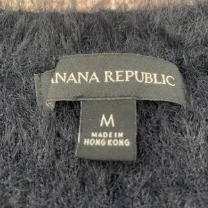 Banana republic eyelash ribbed black sweater thumbnail 5