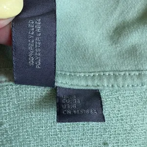 Sweaty Betty Restful After Class Hoodie Sage Green V-Neck Thumbhole Sweatshirt S thumbnail 6