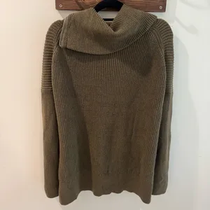All‎ Saints Kadine Roll Neck Sweater in Military Green Large thumbnail 7