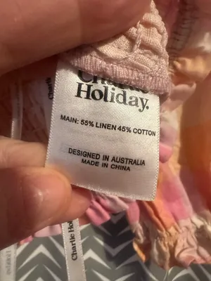 NWOT Charlie Holiday | Andrea puff-sleeve crop top, size S thumbnail 7