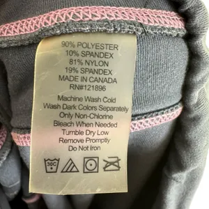 Title Nine Gray Stretchy‎ Elastic Waist Ruched Athletic Bike Shorts Size S thumbnail 5