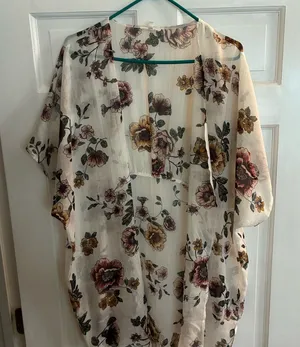 Maurices Floral Open-Front Blouse thumbnail 1