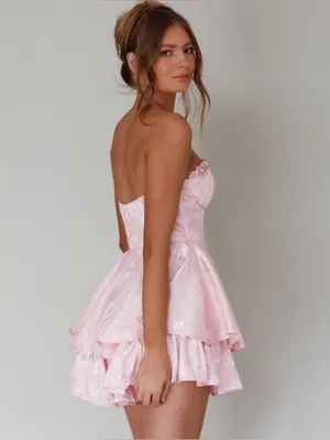 SELFIE LESLIE Paris Muse Romper In Pink thumbnail 4