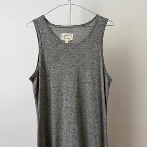 Current Elliott 3 Large Heather Grey Louella Long Tank Dress Sleeveless Maxi thumbnail 2