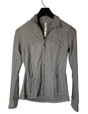 Lululemon Define jacket gray women's size 6 thumbnail 1