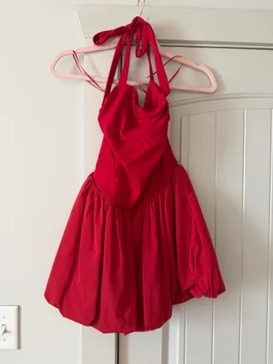 Garage Mini Dress Red  thumbnail 4