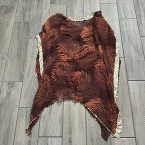 Sequin trim swim cover up Brown Size L thumbnail 4