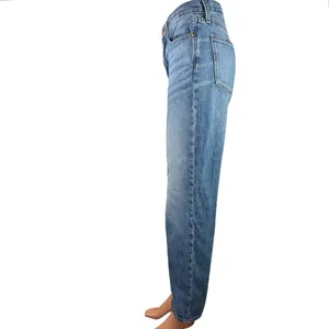 Madewell The Slouchy Boy Jean Blue Denim Straight Leg Medium Wash Jeans Size 23 thumbnail 2
