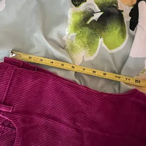 LOFT Women's Straight Corduroy Pants Berry Pink Size 32 Ankle Length‎ Zip Fly thumbnail 10