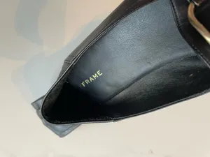 Frame Women’s Leather Loafers Slip On Shoes Black Size 39 thumbnail 8