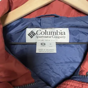 VTG 90s Columbia‎ Women Jacket Small Blue Maroon Colorblock Gorp Windbreaker thumbnail 5