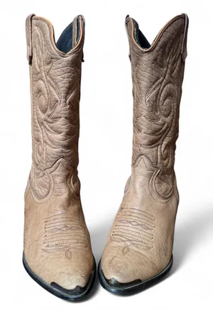 Vintage Acme Women’s Size 6M Light Brown Leather Western Cowboy Boots USA thumbnail 1