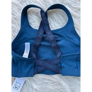 Nike Pro Swoosh Sports Bra Teal Blue Size Small DQ5252-460 thumbnail 10