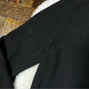 J. Crew Black Wool and Cashmere Button Front Sweater Cardigan thumbnail 8