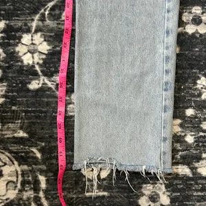 Agolde Light Blue Straight Leg Jeans thumbnail 5