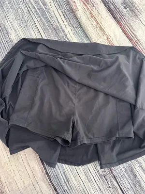 Fabletics Navy Blue Flounce Performance Flare Tennis Skirt thumbnail 4