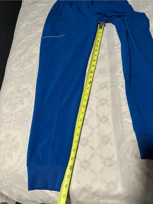 Cherokee scrub Royal Blue Jogger women pants size XS/P thumbnail 7