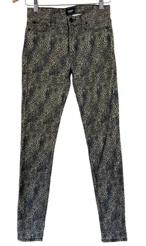 HUDSON Cheetah Print Nico Super Skinny Mid-rise Jeans thumbnail 1