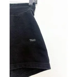 Aritzia TNA Sweatfleece Cozy Fleece Perfect Fit Shorts Size XS Black Loungewear thumbnail 9