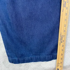 Abercrombie & Fitch Jeans Womens 34 Blue Wide Leg Mid Rise Baggy Streetwear 18 thumbnail 4