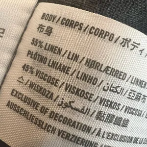 New Hollister Women’s Linen Blend Ultra High Rise Grey Cargo Pants Size XL thumbnail 7
