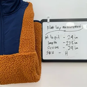 St. John’s Bay Sherpa Pullover Sweater‎ Womens Size XL Roasted Pecan 1/4 Zip thumbnail 13