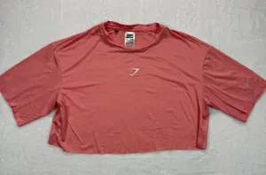 Gymshark‎ Cropped Training T-Shirt Vented Back Short Sleeve Top Small thumbnail 1